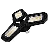 CHEOTIME LED-Garagenleuchte, 45 W, 4500 lm, verformbare E27-Glühbirne mit faltbaren...