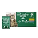 by Amazon Getreidefreies Alleinfutter für ausgewachsene Katzen, gemischte...