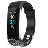 LEBEXY Fitness Armband Wasserdicht | Smartwatch Fitness Tracker Uhr mit...