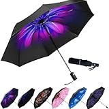 XYNM Regenschirm Compact Travel Dach Winddichtem Wasserdichtungsstab Regenschutzschutz...