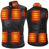 DUKUSEEK Damen Beheizte Weste Elektrische Heizung Leichte Weste Bodywarmer für Wandern...