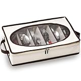 Hiceeden Besteckkasten mit Deckel für Schubladen, 6 Tragbar Besteck...