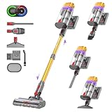 Vistefly V15 Ultra Akku Staubsauger, 48000Pa 600W 70Mins Staubsauger Kabellos...