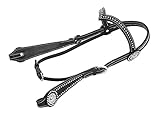 Thor Equine Kopfstück Allan Westerntrense V‑Shaped Stirnriemen Conchos & Dots Leder...