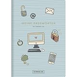 Korsch Verlag Meine Passwörter im Überblick A5-14,8 cm x 21 cm vegan - Notizheft -...