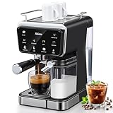 Yabano Espressomaschine Siebträgermaschine 20 Bar mit 500ML Automatischer...