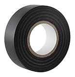 GOCABLETIES - Isolierband Schwarz - 19 mm x 20 m - strapazierfähiges, selbstklebendes...