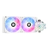 Thermalright AQUA ELITE 240 WHITE V3 Flüssig-CPU-Kühler, 240 Kühlreihen, 2 x 120mm...