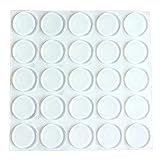 Elastikpuffer Transparent Rund Durchmesser 20mm X Stärke 2mm, Möbelpuffer Gummifüße...