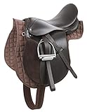 Kerbl Sattelset (Farbe braun, für Haflinger, Sattelgröße 17,5 Zoll, Kammerweite 34,5...