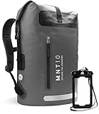MNT10 Wasserdichter Rucksack mit vertikaler Vordertasche 35L & 55L | Rückseite...