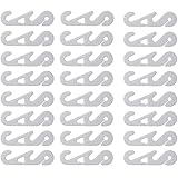 LATRAT 50 Stück Maske Ohrhaken, Maskenhalter Maske Extender Halterung, Weiß...