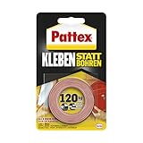 Pattex Kleben statt Bohren Klebeband, extra starkes doppelseitiges Klebeband,...