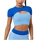 Sommer Kurzarm Oberteile Yoga Kleidung Damen Sportunterwäsche Herbstbekleidung Running...