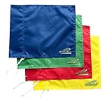 Fußball-Eckflaggen, 4 Stück, Fußball-Training-Eckflaggen mit Kordel, Blau