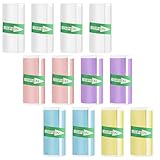 12 Rollen Thermopapier Selbstklebend, 5 Farbige Mini Drucker Aufklebe, 57 X 25mm...