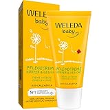 WELEDA Bio Baby Calendula Pflegecreme Körper & Gesicht 30ml - Naturkosmetik Gesichtscreme...