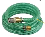 CHM GmbH® 1 Zoll Saugschlauch Garnitur Messing 7 Meter Ansaugschlauch Pumpe...