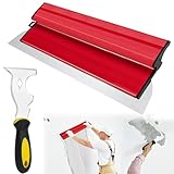 AFAIK Flächenspachtel 40cm Edelstahlklinge Spachtel Werkzeug Spachtel Werkzeug...