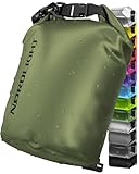 Nordlight Dry Bag 5L Wasserdichter Beutel - (Olivgrün) Wasserdichter Packsack Mit Roll...