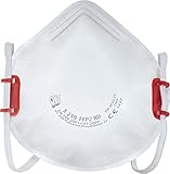 Oxyline 10x FFP2 R D wiederverwendbare Atemschutzmaske Halbmaske Staubmaske ohne Ventil |...