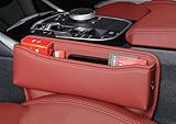 ZHSQXH Autositz Gap Aufbewahrungsbox für Hyundai ix35 iX45 iX25 i20 i30 Sonata PU Leder...
