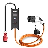 Boostech Tragbare Mobile Wallbox EVSE Ladegreät Ladestation | 11KW | 16A | 3 Phasig | CEE...