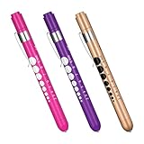 FRIUSATE 3 Stück Diagnostikleuchte Pupillenleuchte Medizinische Penlight,...