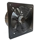 ECUTEE 120W 12' Axiallüfter 2650 m³/h Abluftventilator 300mm Axialventilator...