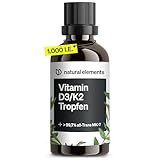 Vitamin D3 + K2 Tropfen 50ml - Premium: 99,7+% All-Trans (K2VITAL® von Kappa) + hoch...