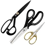 Handi Stitch Zackenschere Stoffschere, Schneiderei & Stickerei Scheren Set -...