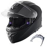 VEVOR Motorradhelm Motocross-Helme Integralhelm Größe XL, Helme aus ABS mit...