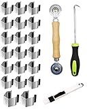 Bildschirmtür-Werkzeug-Set – 20 Stück Bildschirm-Installations-Clips mit...