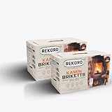 Braunkohlebriketts Rekord 2X 10 kg Briketts, Kaminbriketts, Kohlebriketts,...