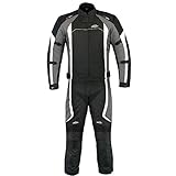 PROANTI Motorradkombi Biker Motorrad Textil Kombi wasserdichte Jacke und Hose -...