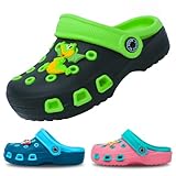 EDOTON Kinder Clogs und Pantoletten Weiche und Bequeme Gartensandalen Für...