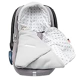 Baby Einschlagdecke Babyschale Winter Strickdecke Kinderwagendecke Fußsack Baby...