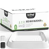 ECOPEST Bettwanzen Detektor – 4er Pack | Bettwanzenfalle Bed Bug Blocker (XL)...