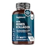 Kollagen Kapseln - 1170mg pures Marine Collagen - 120 Capsules - NatiCol...