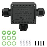 KLJ Anschlussdose Wasserdichter IP68 3-Wege-Stecker M2068-3T Koaxialkabelanschluss...