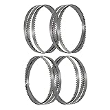 Sankuai 4 Stück Bandsägeblatt 1400 x 10 x 0.5 x 6zpz ， Bandsägeblätter Für...