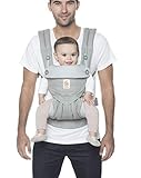 Ergobaby Babytrage Kleinkind bis 3 Jahre (5.5 bis 20 kg) grau Carrier 360...