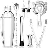 Newaner 750 ML Cocktail Set, 8 stück Edelstahl Shaker Mixer, professionelle...