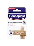 Hansaplast Elastic Fingerstrips Pflaster (16 Strips), extra lange Wundpflaster...