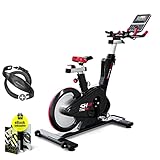 Sportstech Elite Indoor Cycling Bike mit Magnetbremssystem & 26KG Schwungrad | Ergometer...