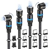 CJOY Magnetisches USB Ladekabel, [0.5m+1m+2m+3m] 3 in 1 Magnet Ladekabel,...