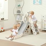Baotree Kleinkindrutsche, 6 in 1 Indoor Faltbare Kinderrutsche für Kleinkinder im Alter...