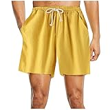 Jogginghose Herren Herren Kurz Mit Seitentaschen Strand Taschen Hosen Sommer Nachtwäsche...