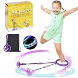 Swing Wheel mit Lichtrad, Blinkender Sprungball, Springring Fußkreisel,...
