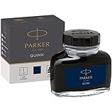 Parker Quink Füllertinte im Tintenfass | blauschwarz | 57 ml